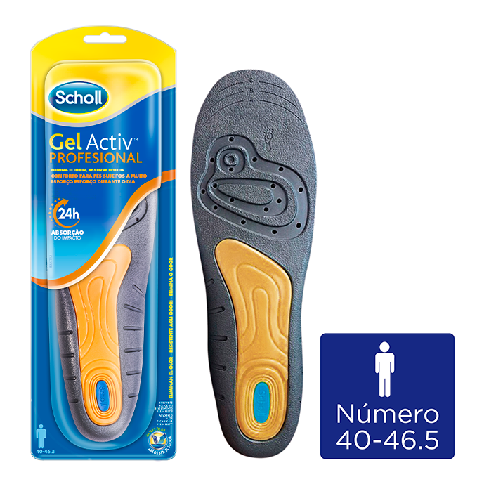 Scholl Gelactiv Palmilh Prof Homem X2
