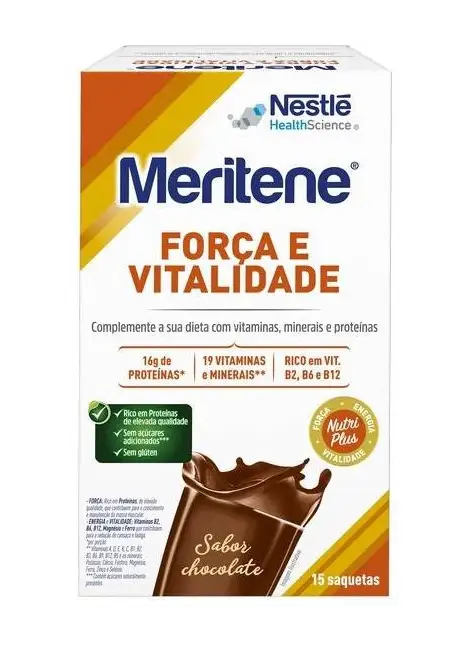 Meritene Chocolat Cart Po X 15 p� saq
