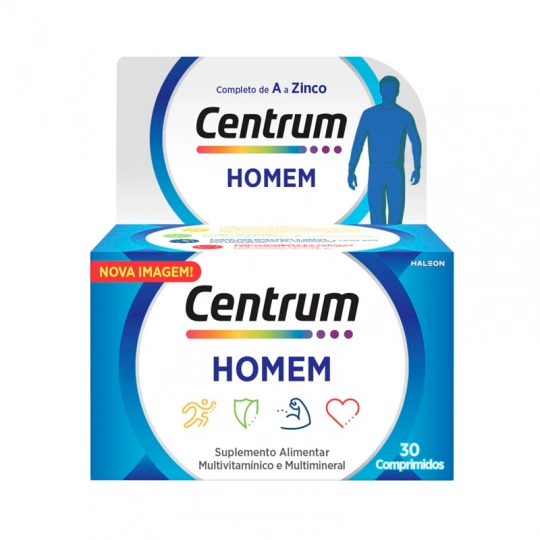 Centrum Homem Comp X 30 comps