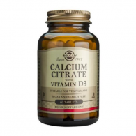 Solgar Calcium Citrate com Vitamina D3 60 comprimidos