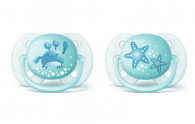 Philips Avent Ult Soft Chup Deco 0-6m Boyx2