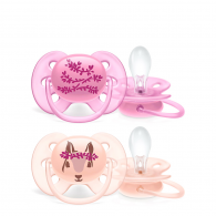 Philips Avent Ult Soft Chup Deco6-18 Girlx2