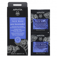Apivita Express Beauty Mscara Hidratante & Antioxidante com Lavanda-do-mar 2x8 mL