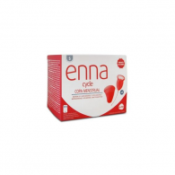 Enna Cycle Copo Menstrual S x 2 + Caixa Esterilizadora