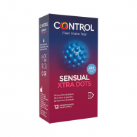 Control Sensual Xtra Dots Preservativos x 12