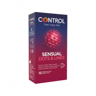 Control Sensual Dots Lines Preservativos x 12
