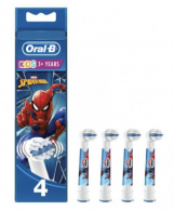 Oral B Kids Spiderman Recarga Escova Eletrica x 4