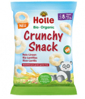 Holle Crunchy Snack Arroz Lentilhas 25 g